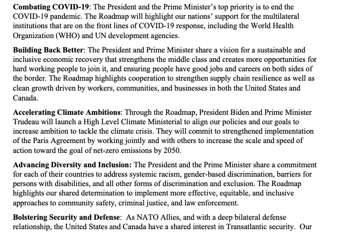 Today, @POTUS will jointly unveil a new initiative with our Canadian partners and friends: The U.S.-Canada Partnership Roadmap, announces @WhiteHouse