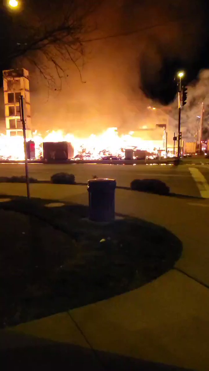 Huge condo fire in Langley  has completely collapsed. 