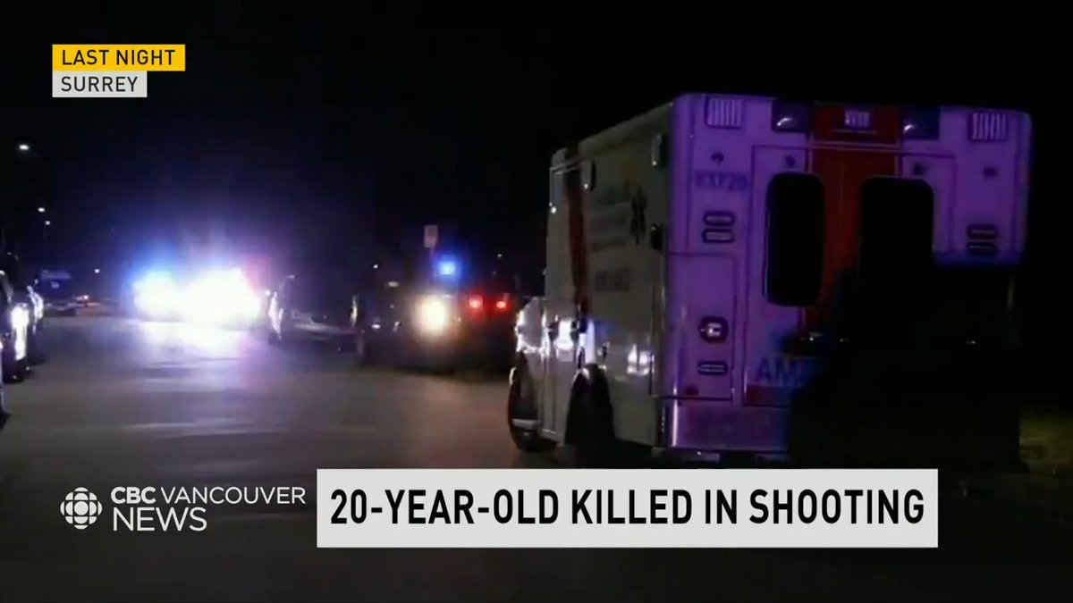 A 20 year-old woman in Surrey was shot dead overnight. It is the fifth shooting in five days in the Lower Mainland