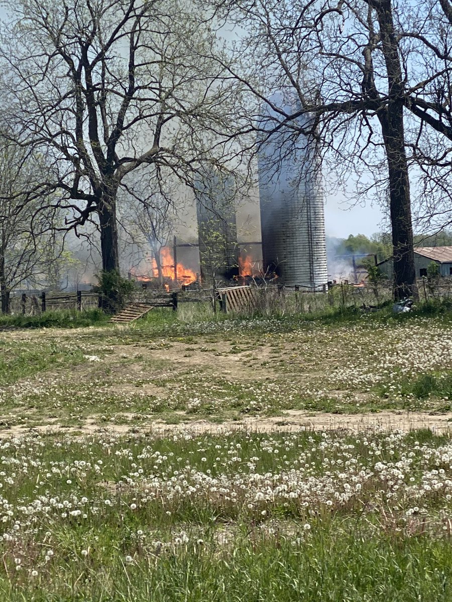 Active incident: emergency crews on scene of a fully- involved barn fire on Colonial Talbot Rd at Pack Rd. Please avoid the area. More to follow