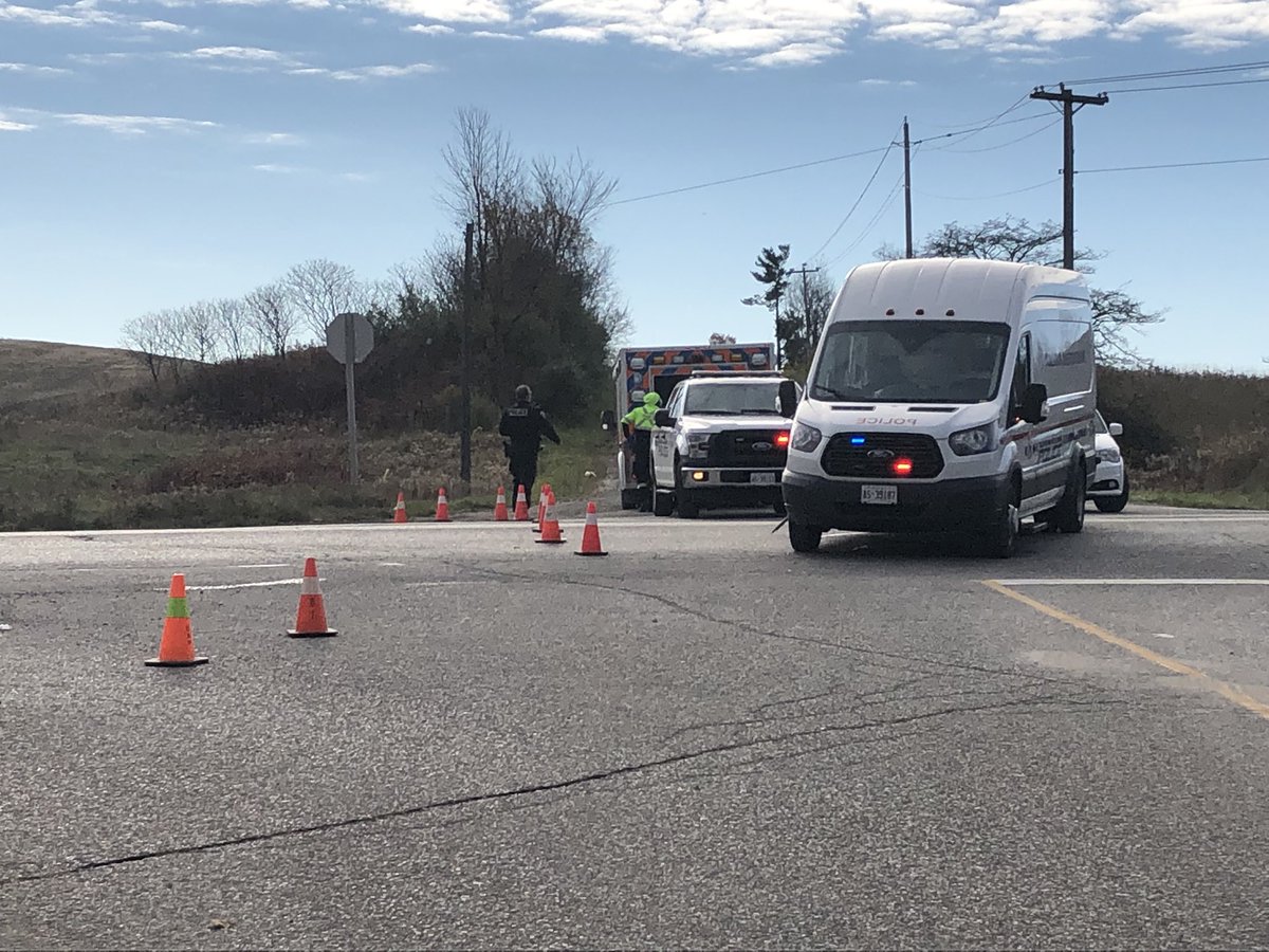 Fatal crash has closed Hwy. 27 at Concession Rd. 2 in Uxbridge, Ont. Police and emergency responders on scene. One person pronounced dead at scene. Another taken to hospital