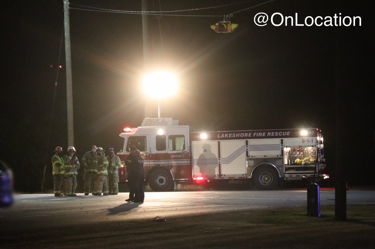 Lakeshore emergency services are on scene at County Rd 42 & Renaud Line Rd for a serious 2 vehicle collision. Expect lengthy delay. Road is currently closed in all four directions. Police investigating lakeshore