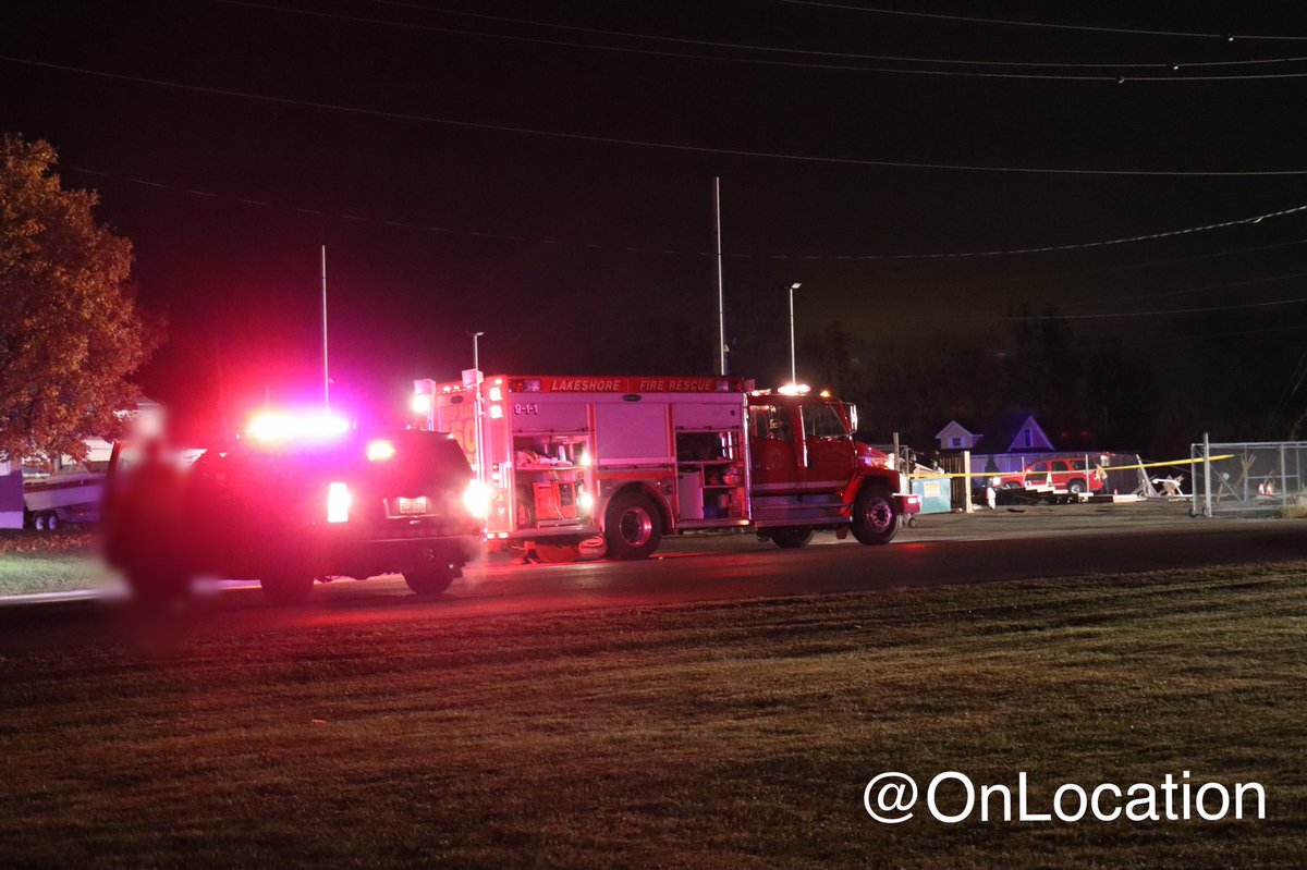 Lakeshore emergency services are on scene at County Rd 42 & Renaud Line Rd for a serious 2 vehicle collision. Expect lengthy delay. Road is currently closed in all four directions. Police investigating lakeshore