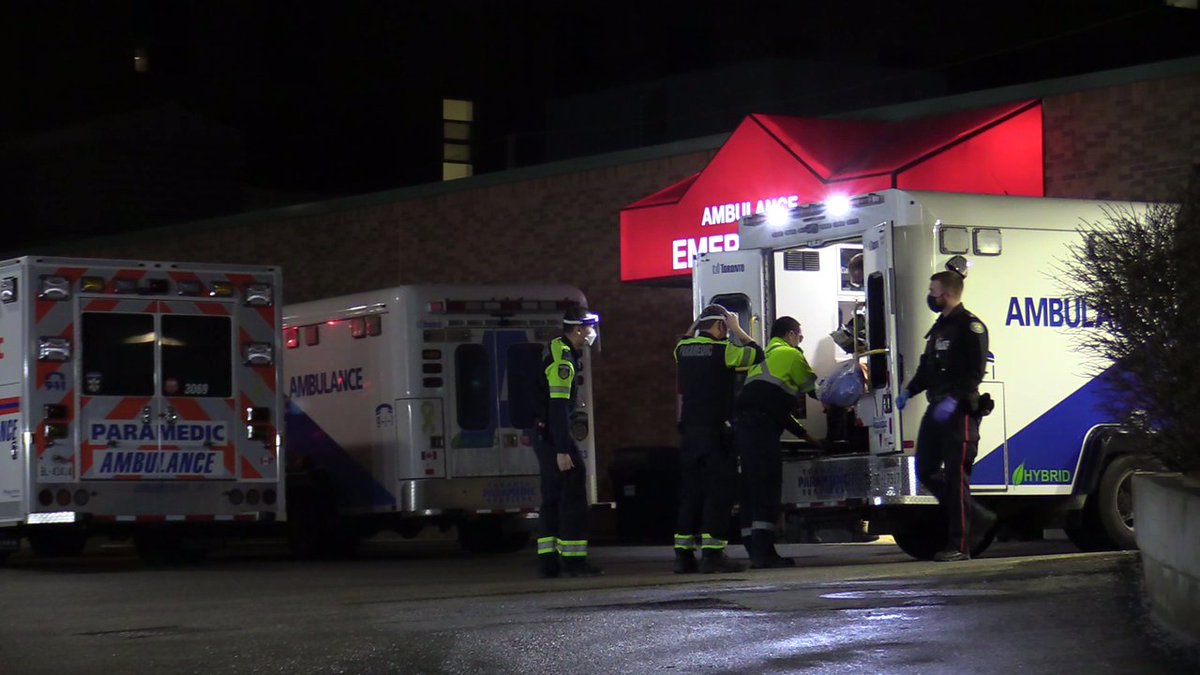 Toronto Police are on the scene of a Christmas Eve shooting on Replin Rd in North York.  A male has been taken to a trauma centre with life-threatening injuries