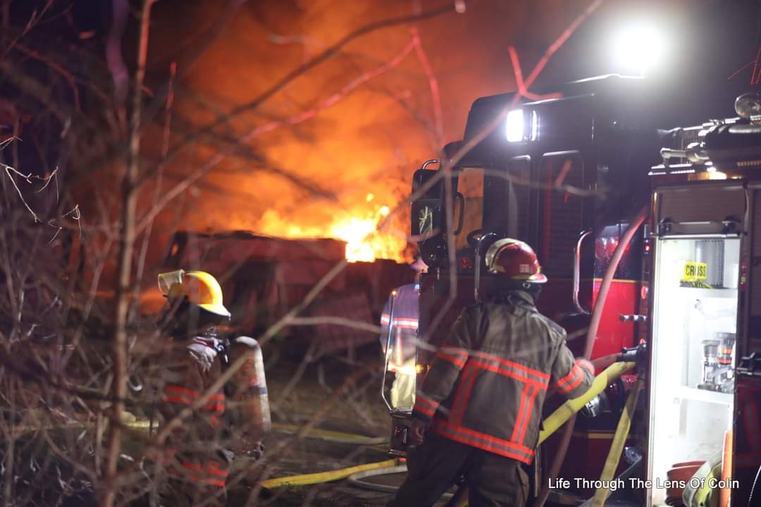 Clarington Emergency and Fire Services responded to a barn fire on Con 1 near Newtonville Rd.  Fire crews did a great job of getting the fire under control protecting any nearby exposures.  No injuries cause is not known at this time 