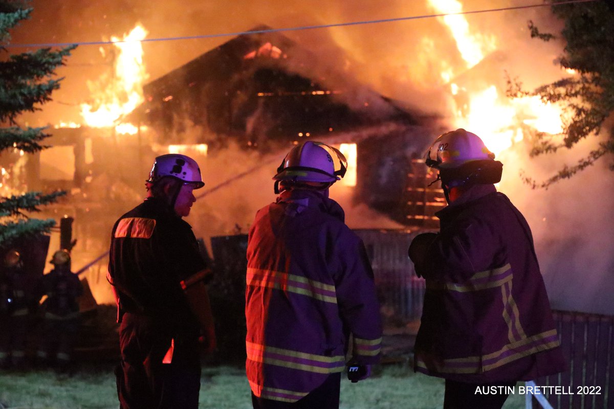 Members from all three Hamilton Township Fire stations along with mutual aid from the Port Hope Fire and Emergency Services and the Alnwick/ Haldimand Township Fire Department are on the scene of a fully involved structure fire in the area of Ontario St and Dale Rd. 