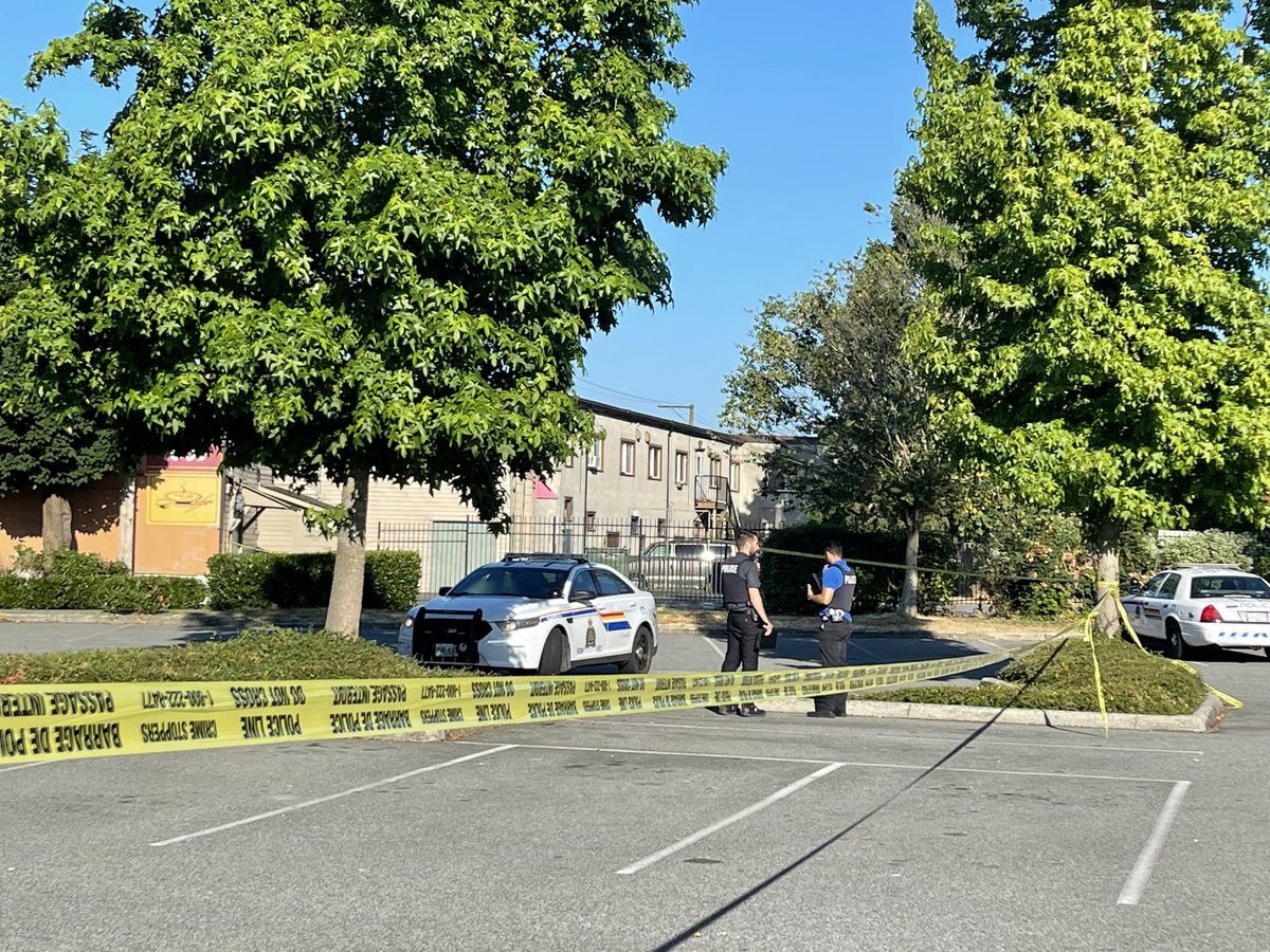 This is Cascades casino parking lot — one of multiple shooting scenes in Langley. Police tell those aren't bodies under there — but the scene remains blocked off as police investigate. There are several victims throughout the city