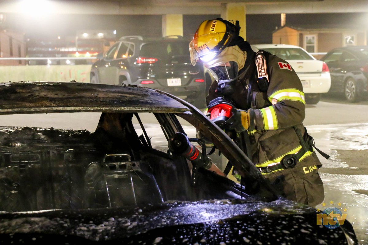 Fire crews made quick work of an overnight vehicle fire in the City Hall parking garage on New Gower Street. The vehicle was destroyed.  The RNC are investigating