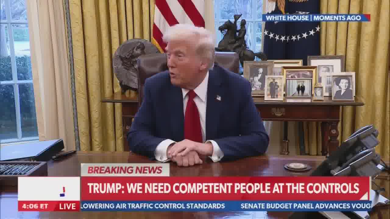 Trump: Mexico and Canada have never been good to us on trade. They've treated us very unfairly on trade. And we will be able to make that up very quickly because we don't need the products that they have. We have all the oil you need. We have all the trees you need, meaning the the lumber.