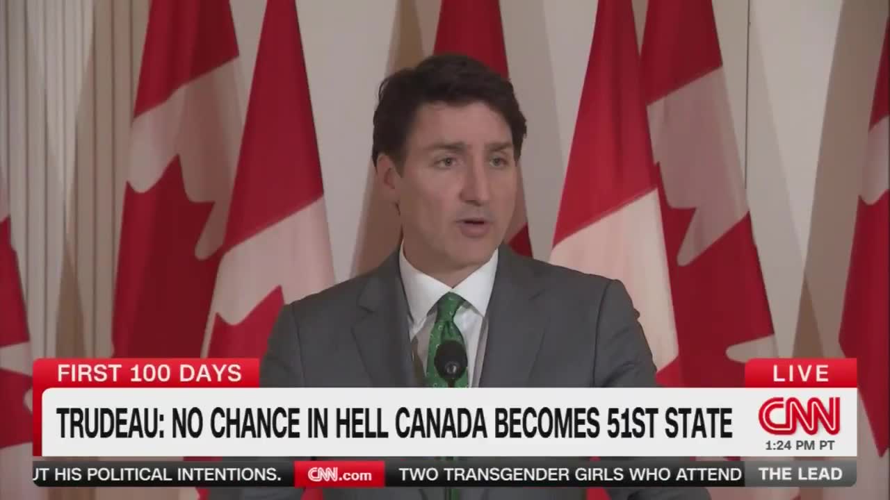 Trudeau: There's not a snowball's chance in hell that Canada will ever be the 51st state