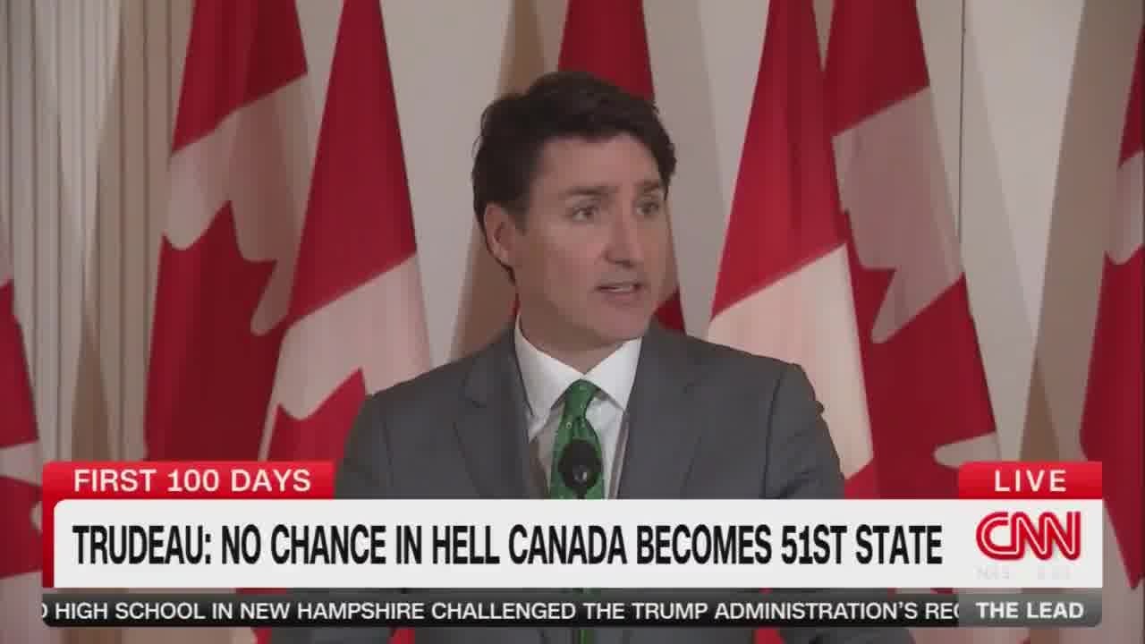 Trudeau: There's not a snowball's chance in hell that Canada will ever be the 51st state