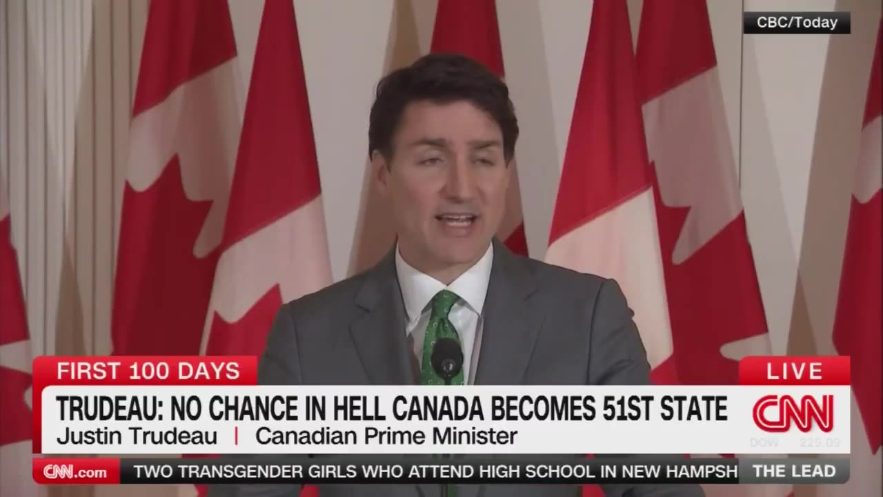 Trudeau: There's not a snowball's chance in hell that Canada will ever be the 51st state