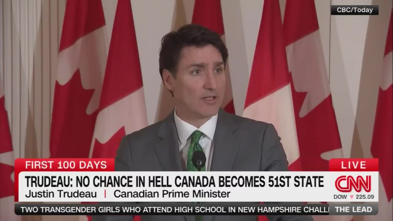 Trudeau: There's not a snowball's chance in hell that Canada will ever be the 51st state