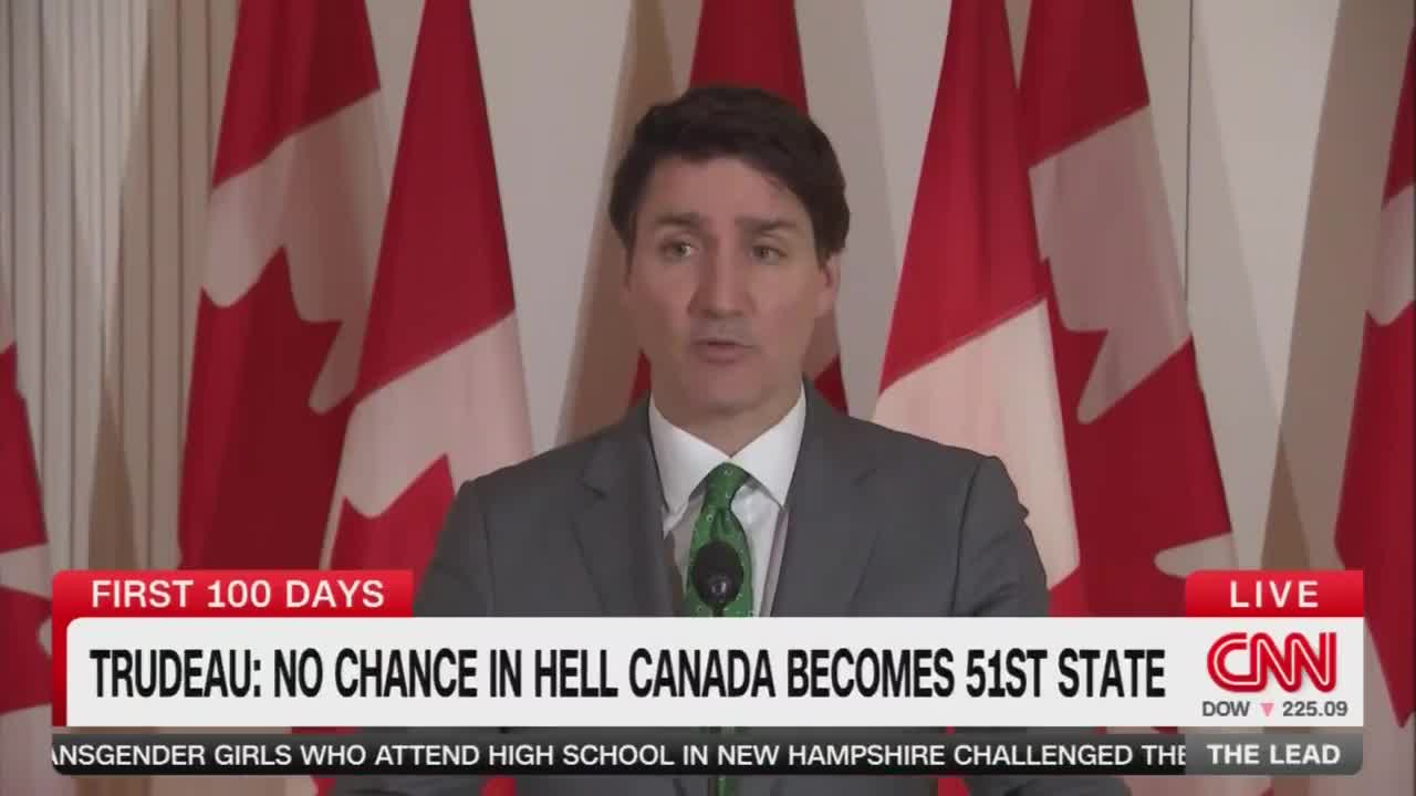 Trudeau: There's not a snowball's chance in hell that Canada will ever be the 51st state