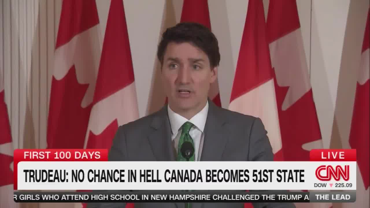 Trudeau: There's not a snowball's chance in hell that Canada will ever be the 51st state