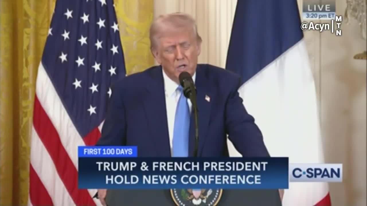 Trump responding to a question on Mexico and Canada: I look at some of these agreements and I say who would ever sign a thing like this. The tariffs will go forward, yes. We'll make up a lot of territory. Our country will be liquid and rich again