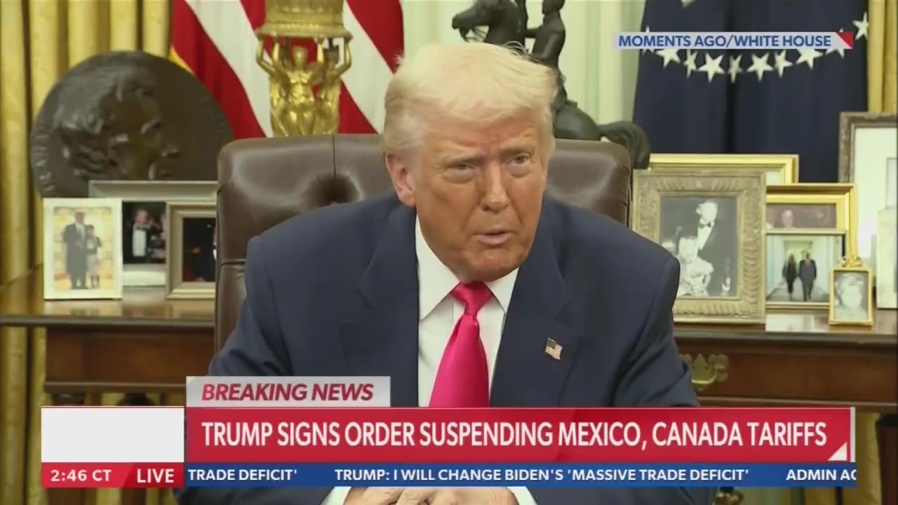 Trump: Kanada'nın kerestesine ihtiyacımız yok. Bu yüzden yapacağım şey, ormanlarımızı serbest bırakan bir yürütme emri imzalamak olacak, böylece ağaçları kesip çok para kazanabilecek ve sonra ağaçları yeniden hasat edebileceğiz. Kanada'dan hiçbir şeye ihtiyacımız yok.