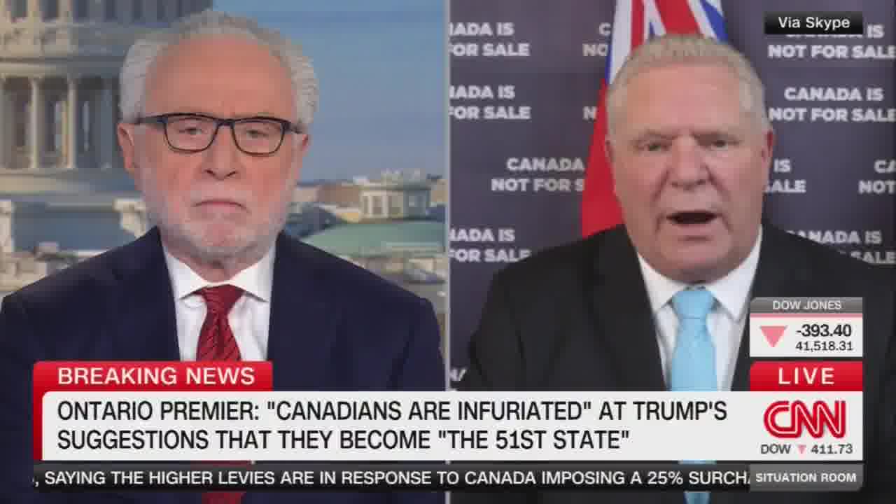 Doug Ford: We zullen nooit de 51e staat worden. Canada is niet te koop. Hij haalt meer geld uit de zakken van Amerikanen, en waarom We proberen dit nog steeds uit te zoeken