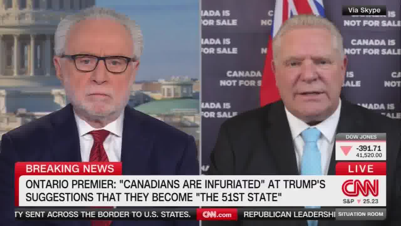 Doug Ford: We zullen nooit de 51e staat worden. Canada is niet te koop. Hij haalt meer geld uit de zakken van Amerikanen, en waarom We proberen dit nog steeds uit te zoeken