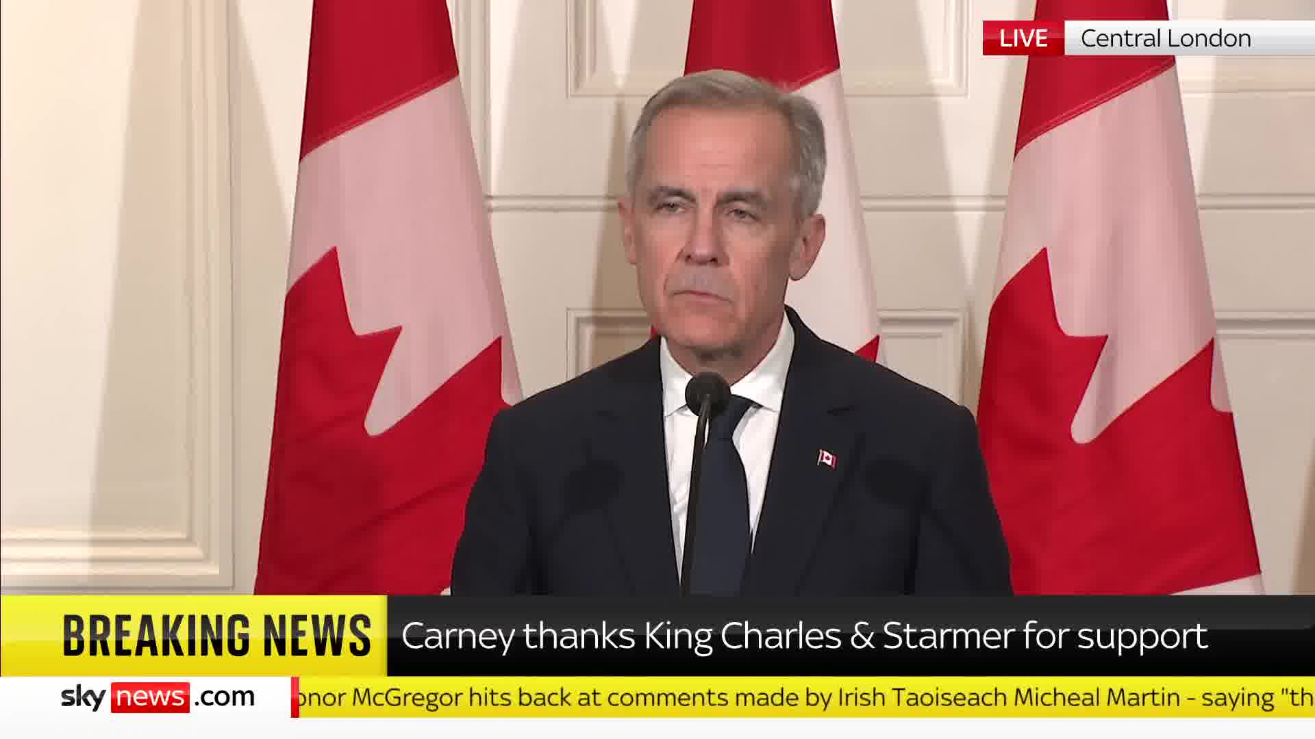 Canada's Prime Minister Mark Carney says Trump's comments about Canada becoming the 51st US state need to stop before both countries can sit down and discuss their partnership. 'We can stand up for ourselves. We're Canada. We don't need other people to come to our aid.'